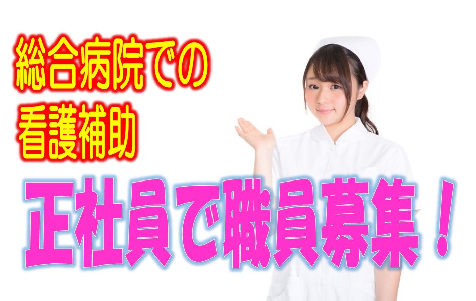 ☆介護福祉士必見！ボーナスありのお仕事です♪病院での看護助手を募集中♪未経験の方もお気軽にご応募ください♪【豊中市】【正社員】【ID：1360-toy-kf-s-s】 イメージ